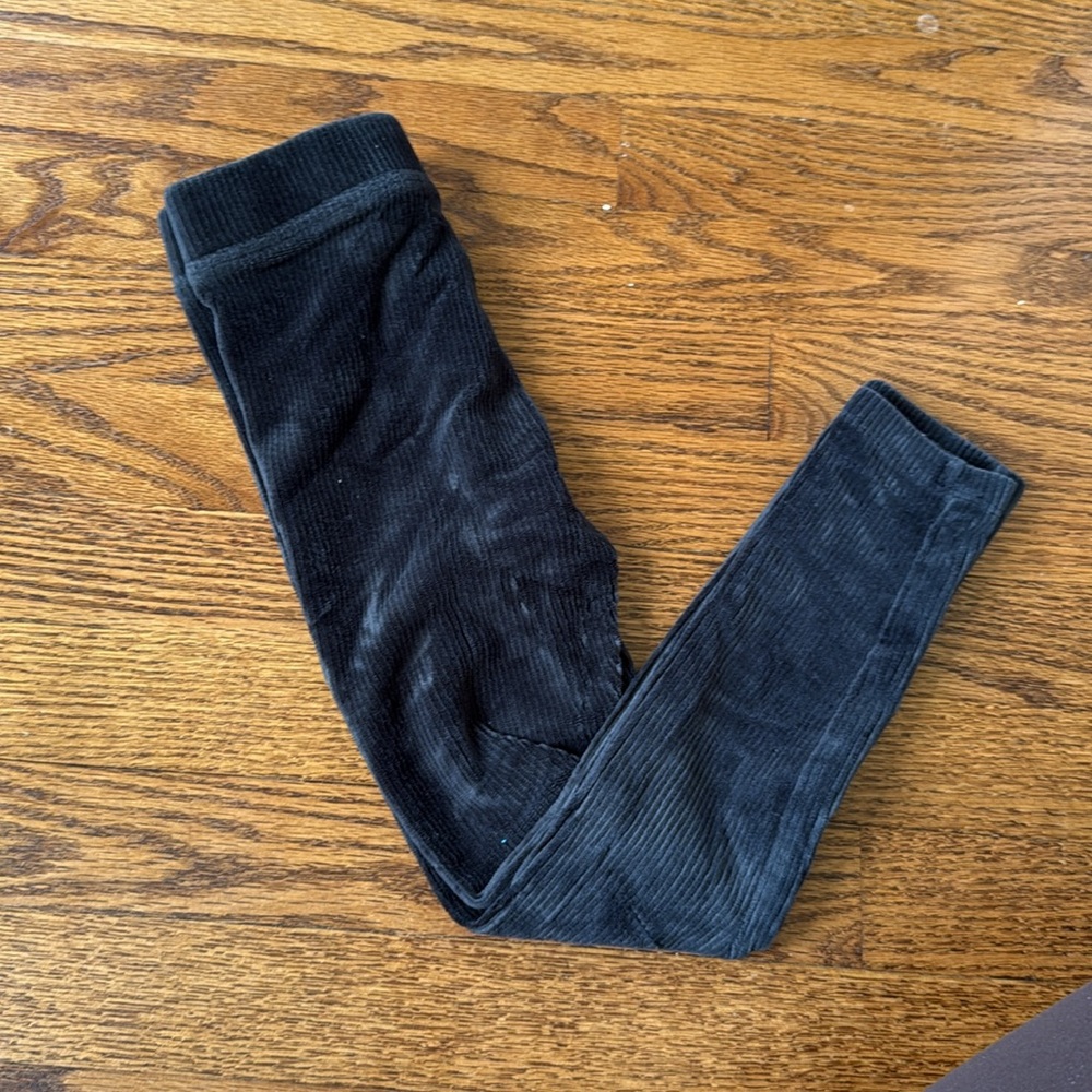Crewcuts Black Corduroy Leggings